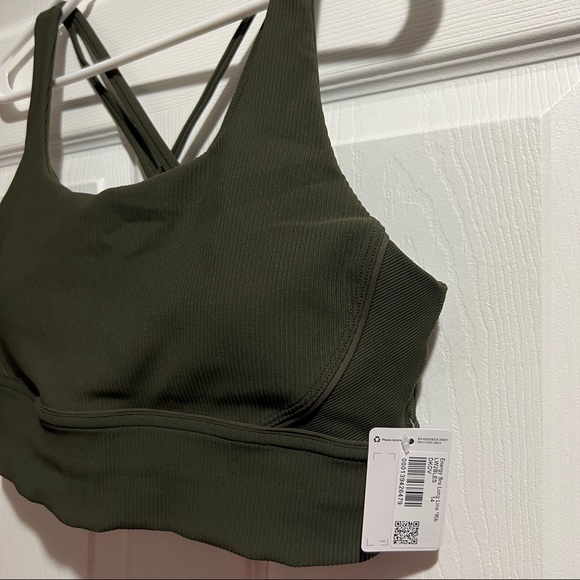 Lululemon ribbed longline energy bra size 14 - Picture 2 of 5